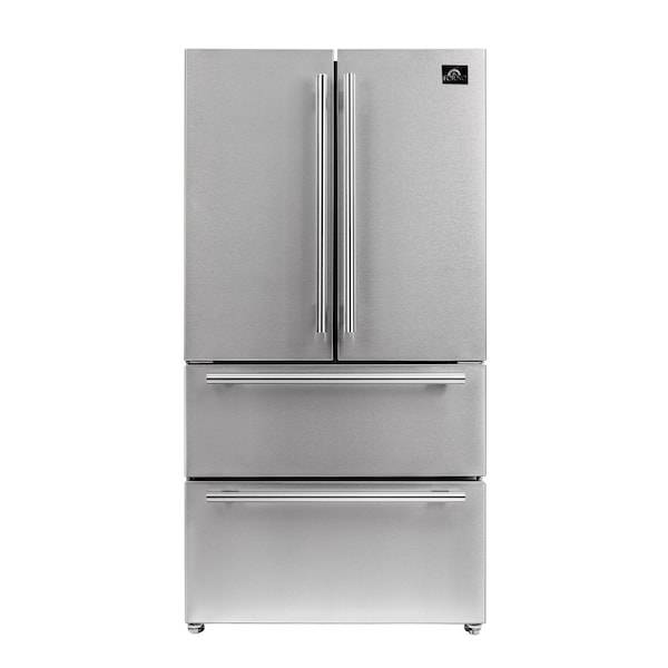 Forno Moena 36In. French Door Stainless Steel Refrigerator FFRBI1820-36SB - main